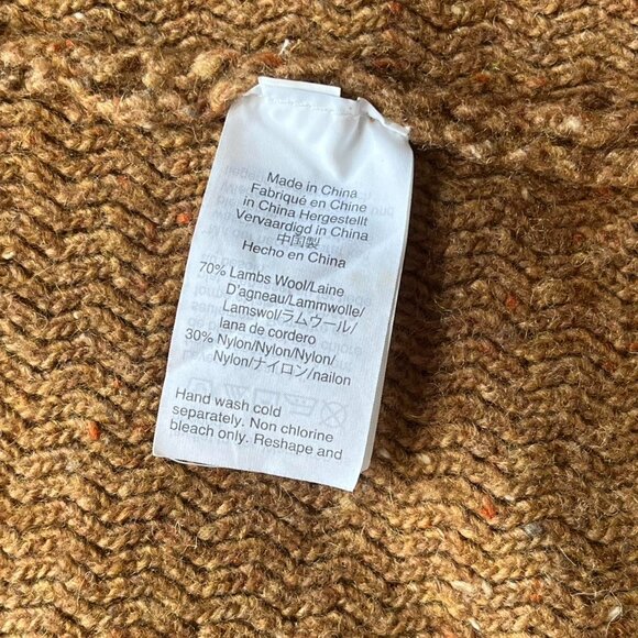 Jcrew Wool Coat Small Trench-style Tan Womens Small Classic Winter Longline Coat - Picture 3 of 8